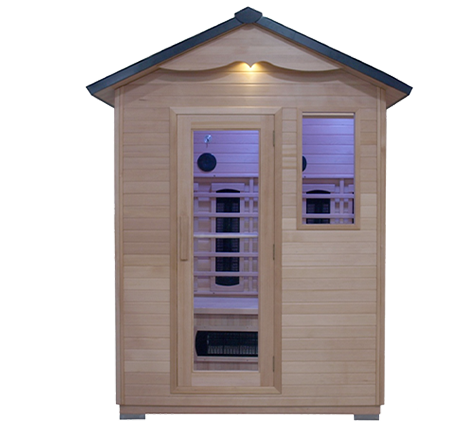 HC-18A.png Infrared Sauna - Front View